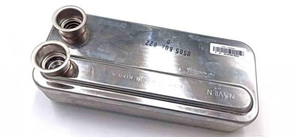Теплообменник ГВС подходит для NAVIEN Ace, Ace Coaxial, Atmo 30004997A, PAS201STS_001, PAS201STS_002