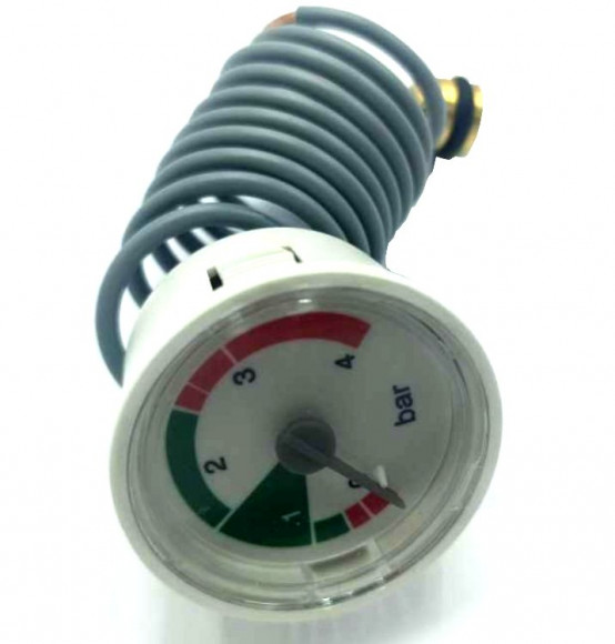 Манометр подходит для BAXI Fourtech, Mainfour / WESTEN Pulsar D, Quasar D 8922460 (с уплотнительным кольцом)