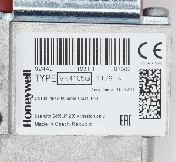 Газовый клапан Honeywell VK4105G 1179 для BAXI  Eco, Energy, Initia  5653640