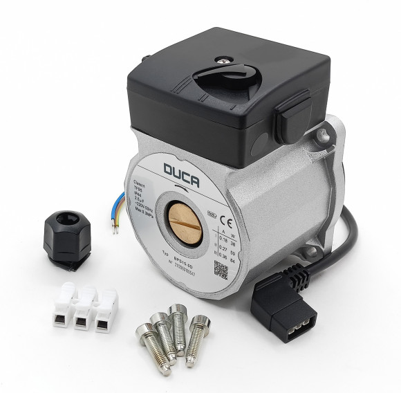 Двигатель насоса циркуляционного BPS DUCA 15-50 84W подходит для котлов ARISTON / VAILLANT 160928 / FONDITAL 6CIRCOLA08 / VIESSMANN / PROTHERM 0020023217 / FERROLI / NOVA FLORIDA / NEVA LUX / KOREASTAR KS90263950 по часовой, 21 мм