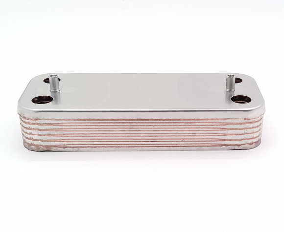 Теплообменник ГВС 12 пл ARISTON BS, BS II, Matis, Clas, Genus, Egis, Cares, HS 65104333 / CHAFFOTEAUX Alixia, Inoa, Pigma, Talia, Niagara, Urbia Теплообменник ГВС 12 пл ARISTON BS, BS II, Matis, Clas, Genus, Egis, Cares, HS 65104333 / CHAFFOTEAUX Alixia, Inoa, Pigma, Talia, Niagara, Urbia