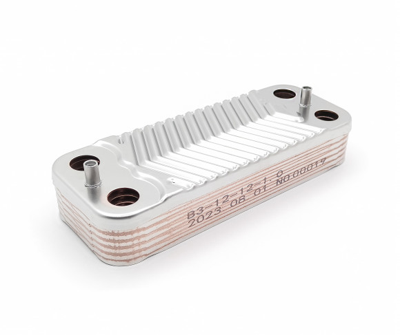 Теплообменник ГВС 12 пл BALTGAZ Turbo 20490565 / BAXI Eco 63041310091, 6304131044, 6304131043 Теплообменник ГВС 12 пл BALTGAZ Turbo 20490565 / BAXI Eco 63041310091, 6304131044, 6304131043