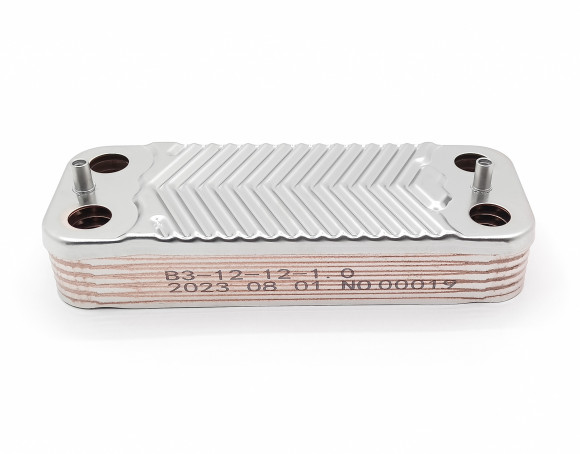 Теплообменник ГВС 12 пл BALTGAZ Turbo 20490565 / BAXI Eco 63041310091, 6304131044, 6304131043 Теплообменник ГВС 12 пл BALTGAZ Turbo 20490565 / BAXI Eco 63041310091, 6304131044, 6304131043