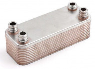 Теплообменник ГВС 20 пл VAILLANT Turbomax pro/plus, Atmomax pro/plus, Aquablock, Aquaplus  065153