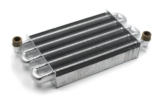Теплообменник первичный подходит для ARISTON Microgenus, Microsystem 998620 / HAIER L1P20-F21S(T), L1P24-F21S(T) A00104 Теплообменник первичный подходит для ARISTON Microgenus, Microsystem 998620 / HAIER L1P20-F21S(T), L1P24-F21S(T) A00104