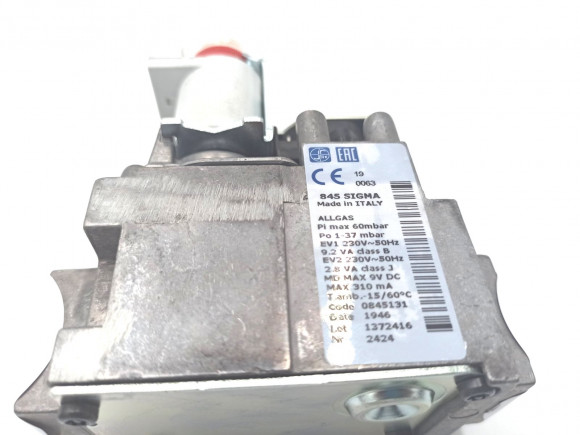 Газовый клапан SIT  845 SIGMA для BAXI CB, CI, CNI, Compact, Eco, Edena, Energy, Falke master, Fourtech, Galaxy, Galea, Initia, Luna   5653610