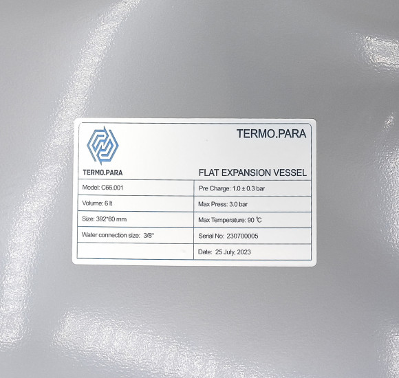 Расширительный бак TERMO.PARA 6л G 3/8, для ARISTON 65104261 / BIASI 53661 / CHAFFOTEAUX 65104261 / DEMRAD 30003200028 / BOSCH 87186425520 / BUDERUS 87186425520/ HERMANN 004002563 Расширительный бак TERMO.PARA 6л G 3/8, для ARISTON 65104261 / BIASI 53661 / CHAFFOTEAUX 65104261 / DEMRAD 30003200028 / BOSCH 87186425520 / BUDERUS 87186425520/ HERMANN 004002563