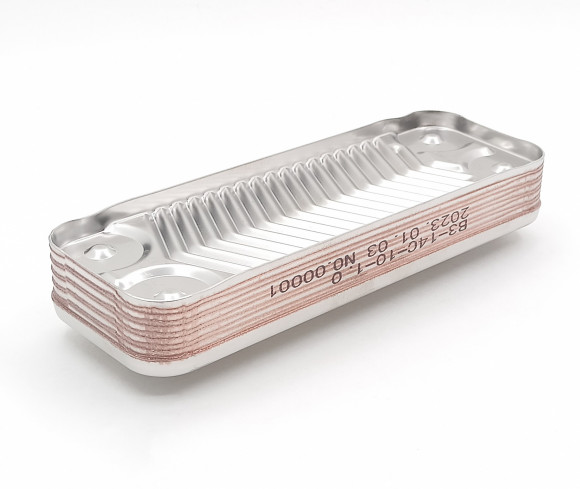 Теплообменник ГВС 10 пл BAXI Eco, Fourtech, Energy, Fourthec, Luna  / WESTEN Pulsar  5686660  5653650