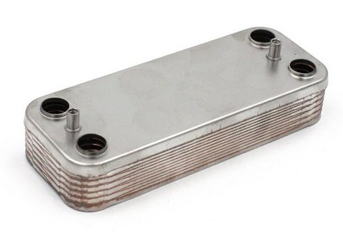 Теплообменник ГВС 12 пл для ARISTON 995945 / BERETTA R8036 / FONDITAL 6SCAMPIA01 / NOVA FLORIDA 6SCAMPIA01 / VIESSMANN 7856846 7825533 7825534 / BUDERUS / HAIER A01011/ BIASI BI1181122/ TIBERIS 30631400300401/ ELECTROLUX BI1181 122 AA10110001/ KOREASTAR  