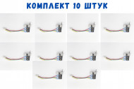 Комплект Микропереключатель для китайских колонок с креплением универсальный 10 шт Комплект Микропереключатель для китайских колонок с креплением универсальный 10 шт