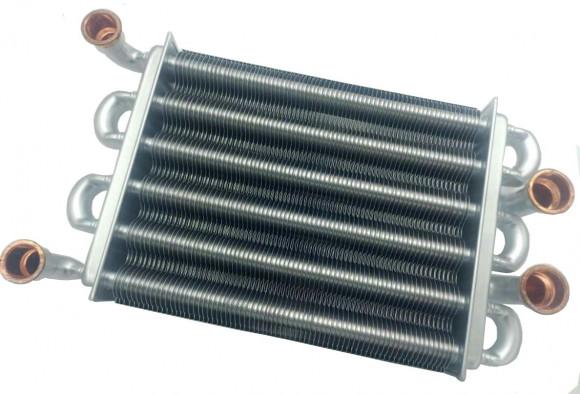 Теплообменник битермический IMMERGAS Star 1.024398 / ARISTON Egis, As  65106300 / BIASI Binova BI1592100 / UNICAL Idea 95263474 / RODA Vortech One