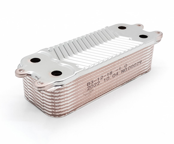 Теплообменник ГВС 19 пл для VAILLANT AtmoTec, EcoTec, Eco Compact,TurboTec 20-28 кВт, PROTHERM Пантера 0020038572